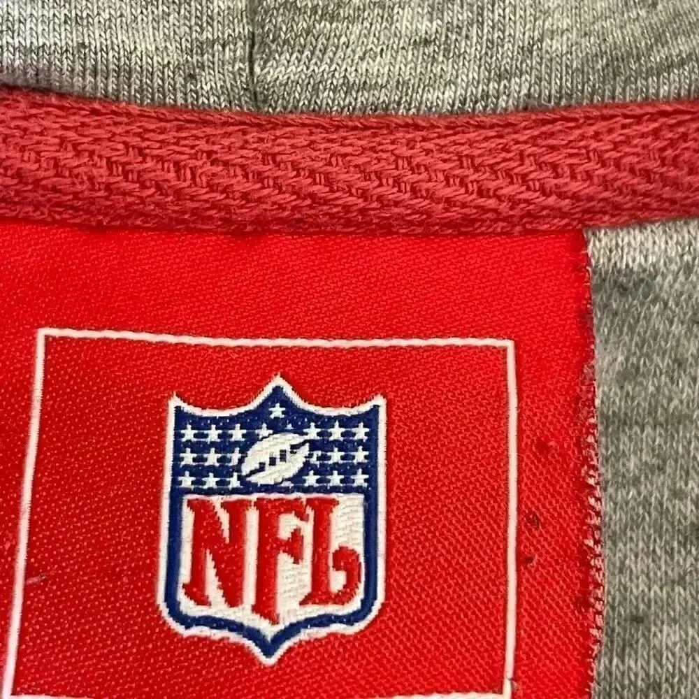 Authentic NFL 49ers Gray Long Sleeves Unisex Hoodie Sweatshirt SZ L 
#1246 - Image 11