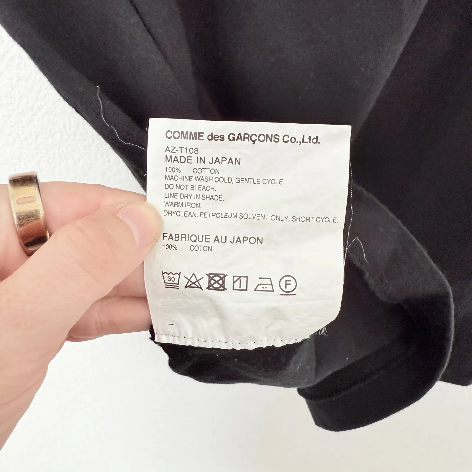 [PLAY Comme des Garcons] Black Heart Logo Crew Neck Short Sleeve T - Image 10