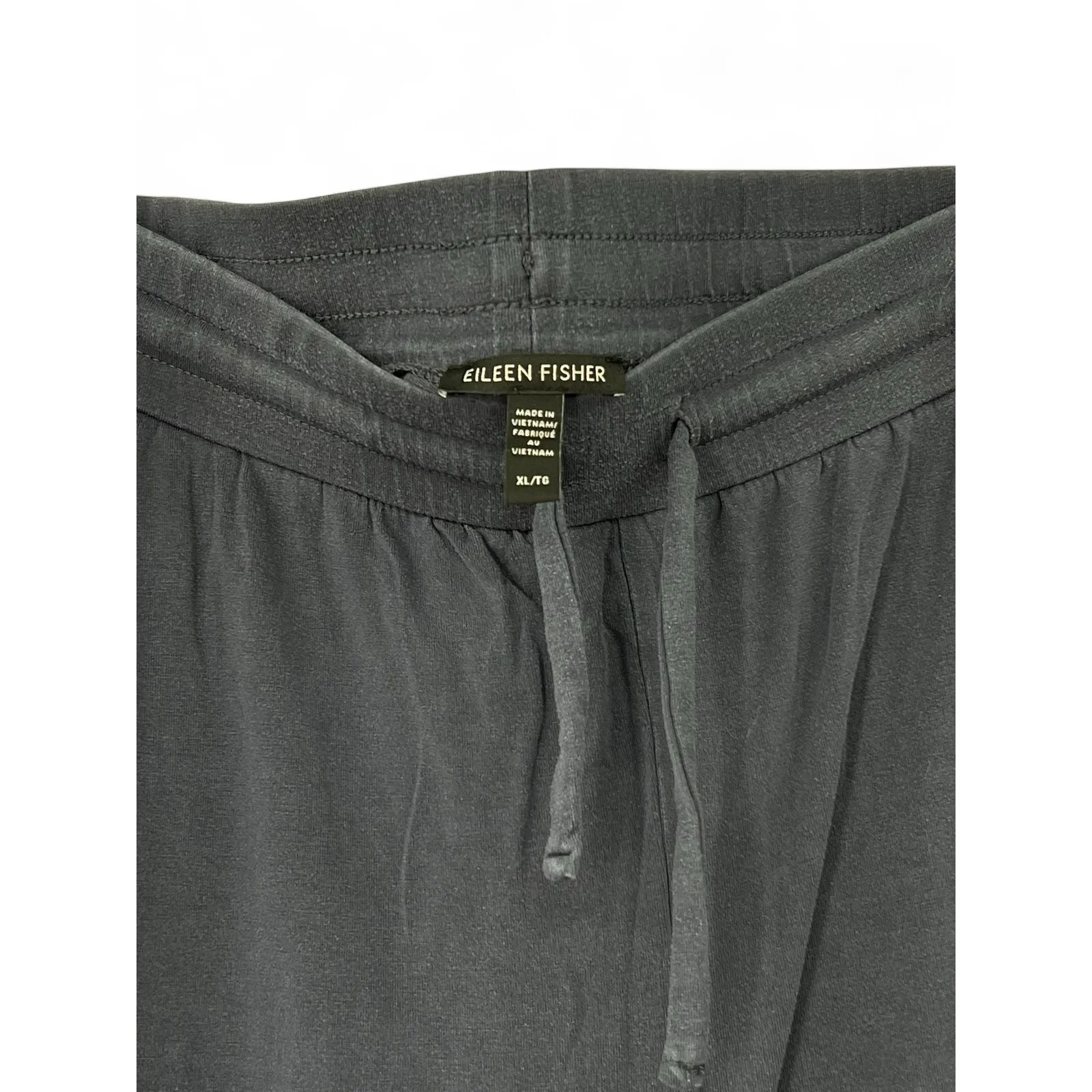 EILEEN FISHER | XL | Jogger Pant Fine Jersey Light Weight Sweat Lounge Navy - Image 4