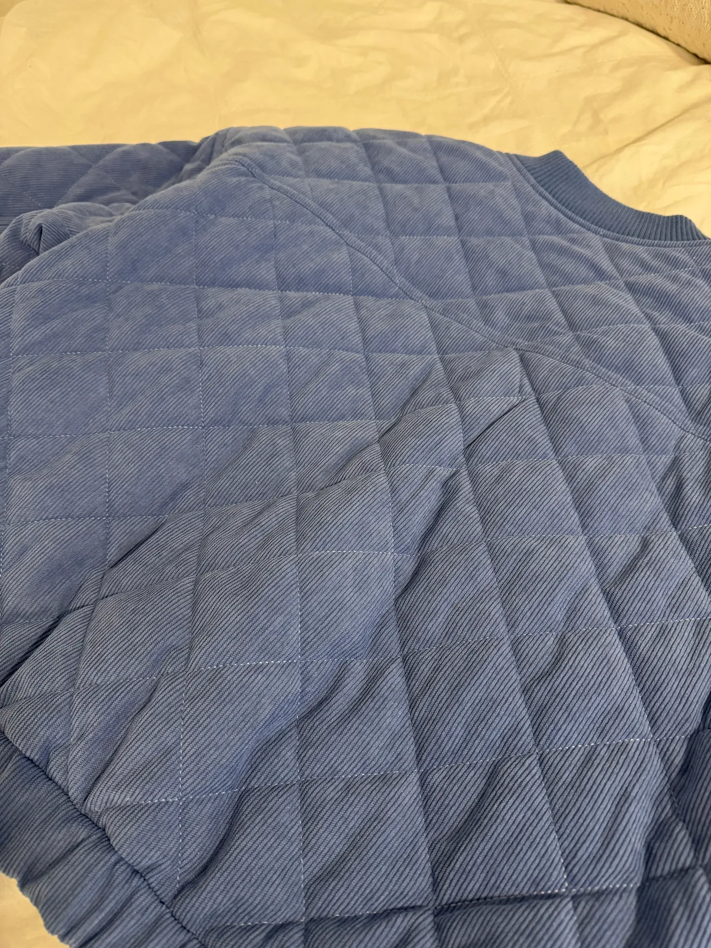 Blue Quilted Jacket - Image 11