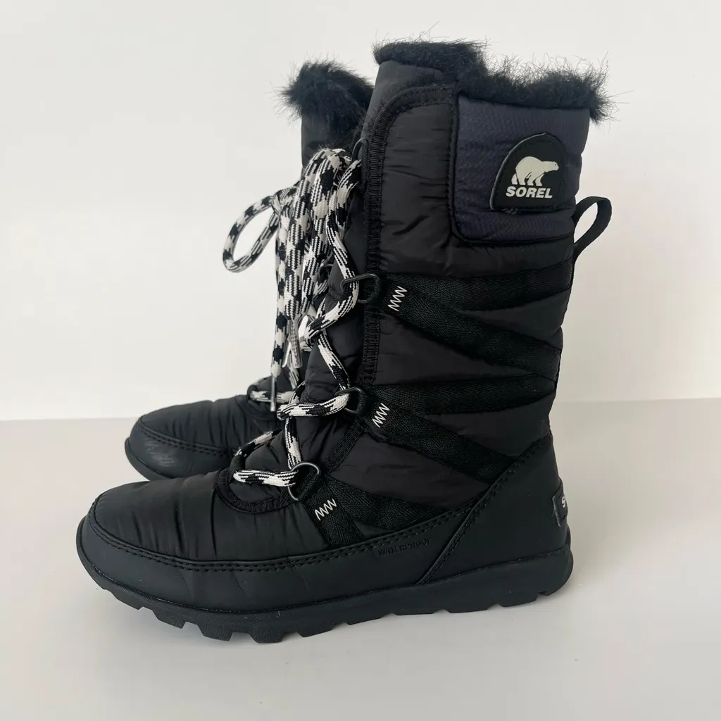 Sorel Whitney Mid Lace winter boots black 6 - Image 5