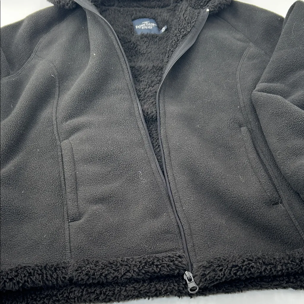 Faded Glory  Charcoal Fleece Jacket - Image 16