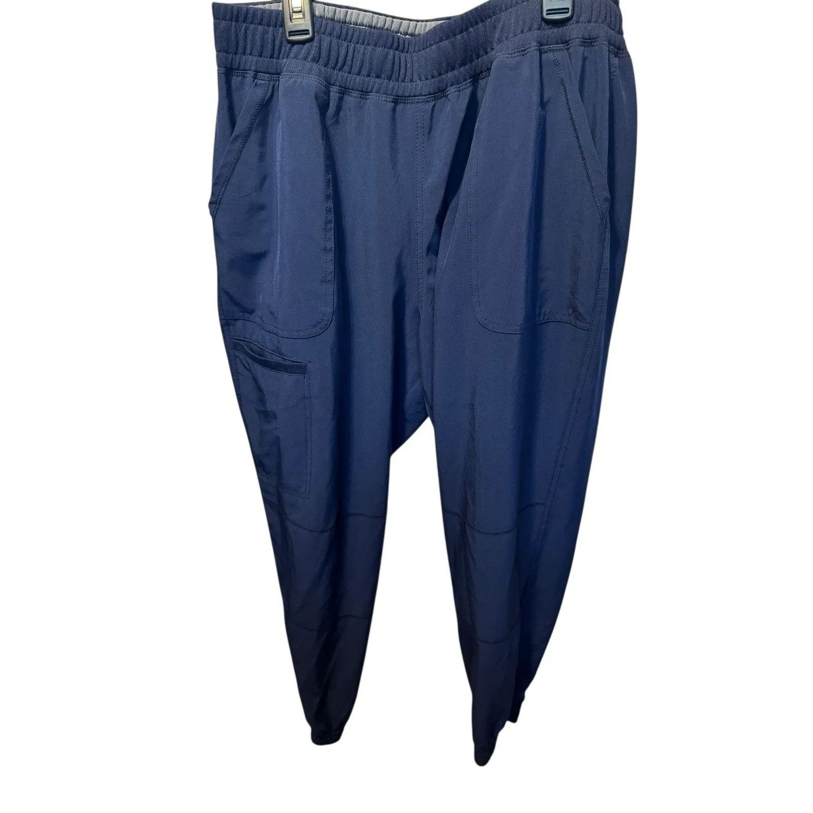 Scrubstar  Scrub Indigo Pants Active Joggers Large Petite WM122ap Uniform - Image 3