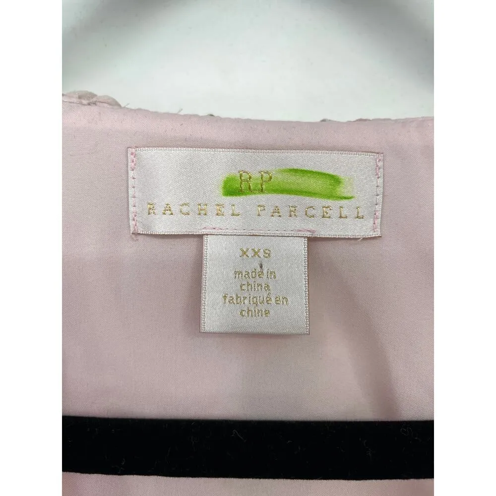 Rachel Parcell Romper Womens Size XXS Sophia Long Sleeve Pink Frosty Floral NWT - Image 4