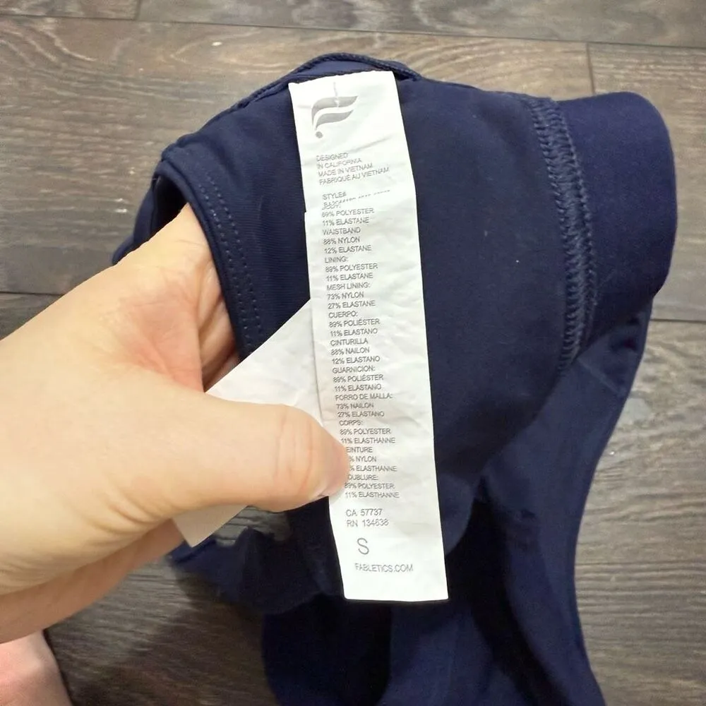 Fabletics Women’s Small Navy Blue Sports Bra Athletic Workout - Image 3