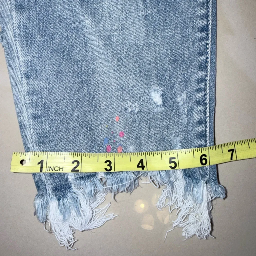 Judy Blue Light Blue Distressed Skinny Jeans 13/31 - Image 8