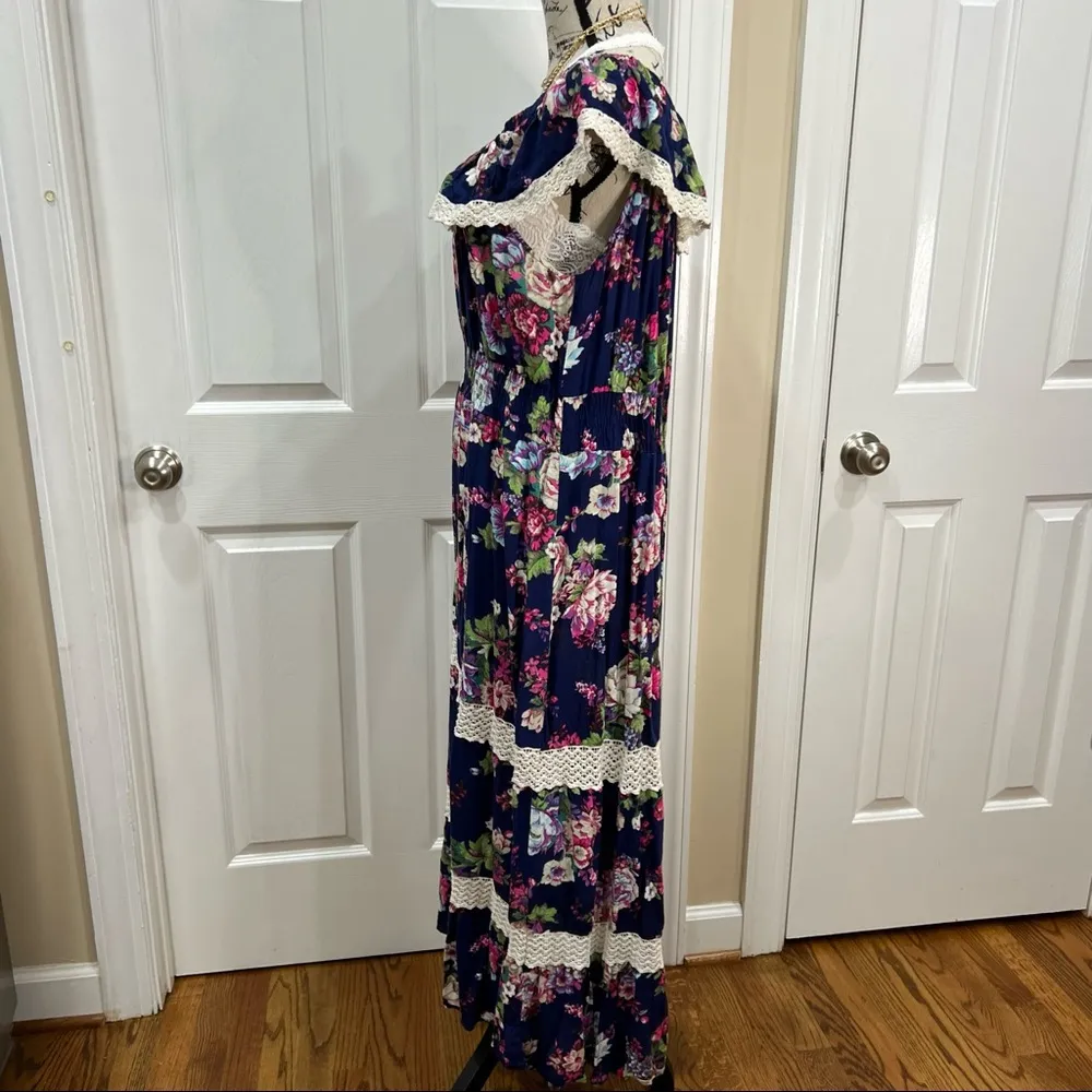 Magic Floral ruffle maxi dress - Image 3