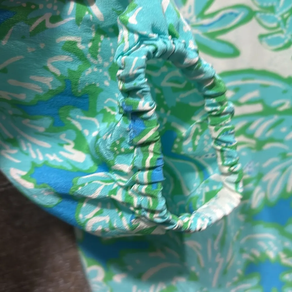 Lily Pulitzer Silk Elsa blouse size XXS - Image 4