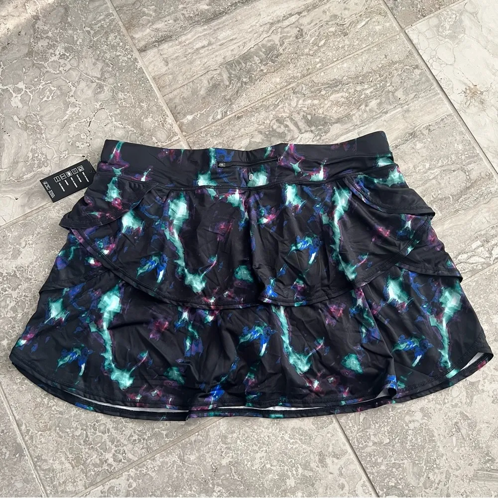 ID Ideology Printed Celestial Sky Flouncy Skort, Plus Size 2X New w/Tag - Image 3