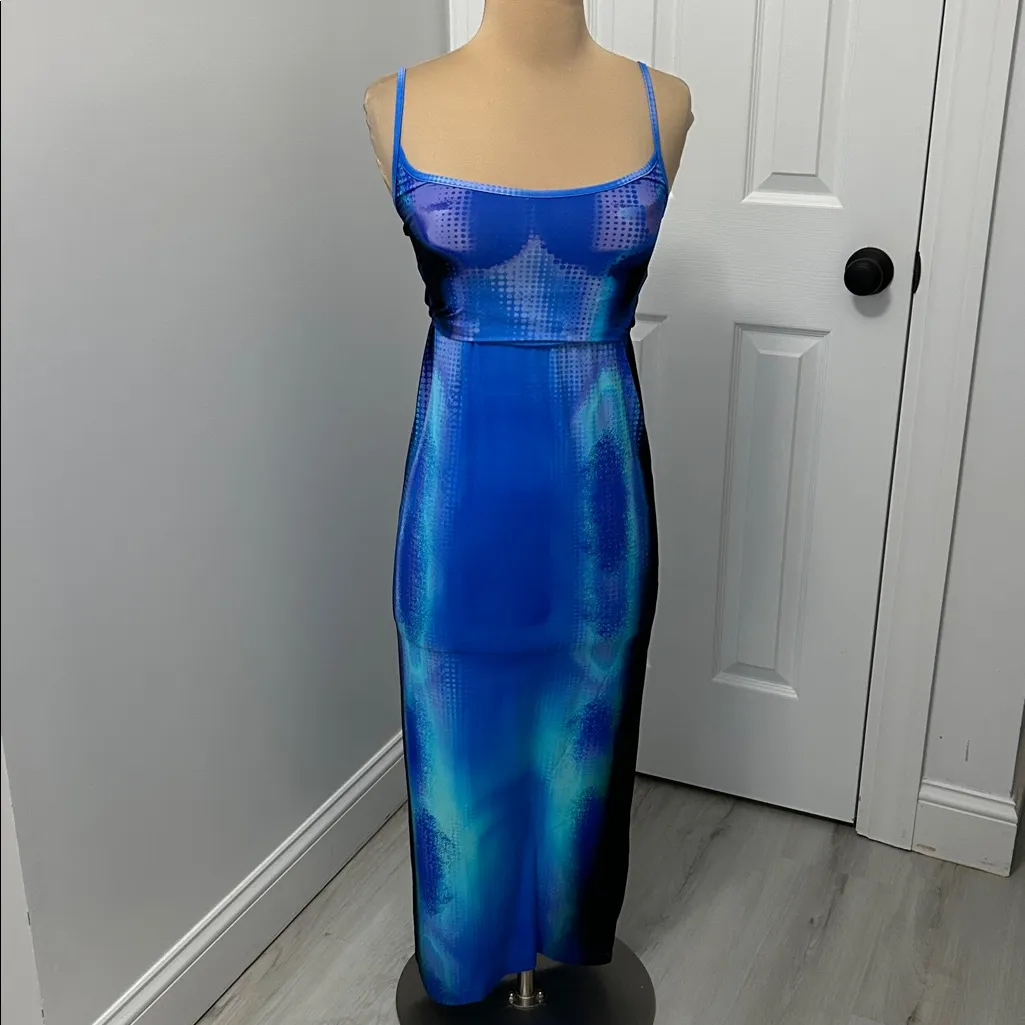 White Fox Feeling the Heat Maxi Dress Milky Way - Image 4