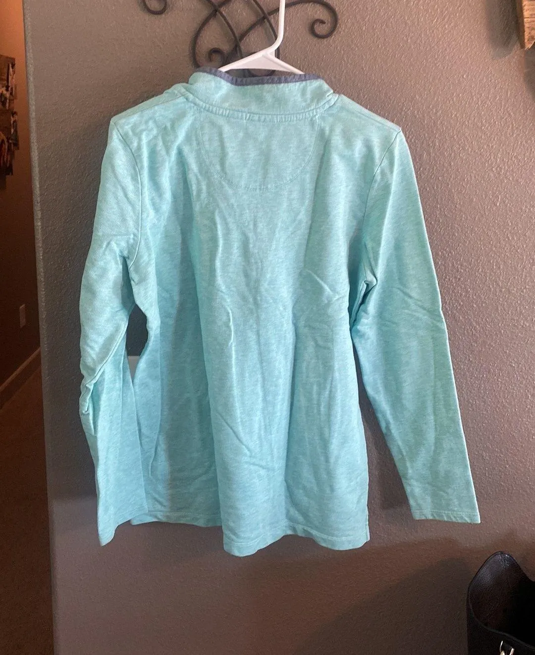 L.L.Bean  1/4 Button Pull Over  - Image 4