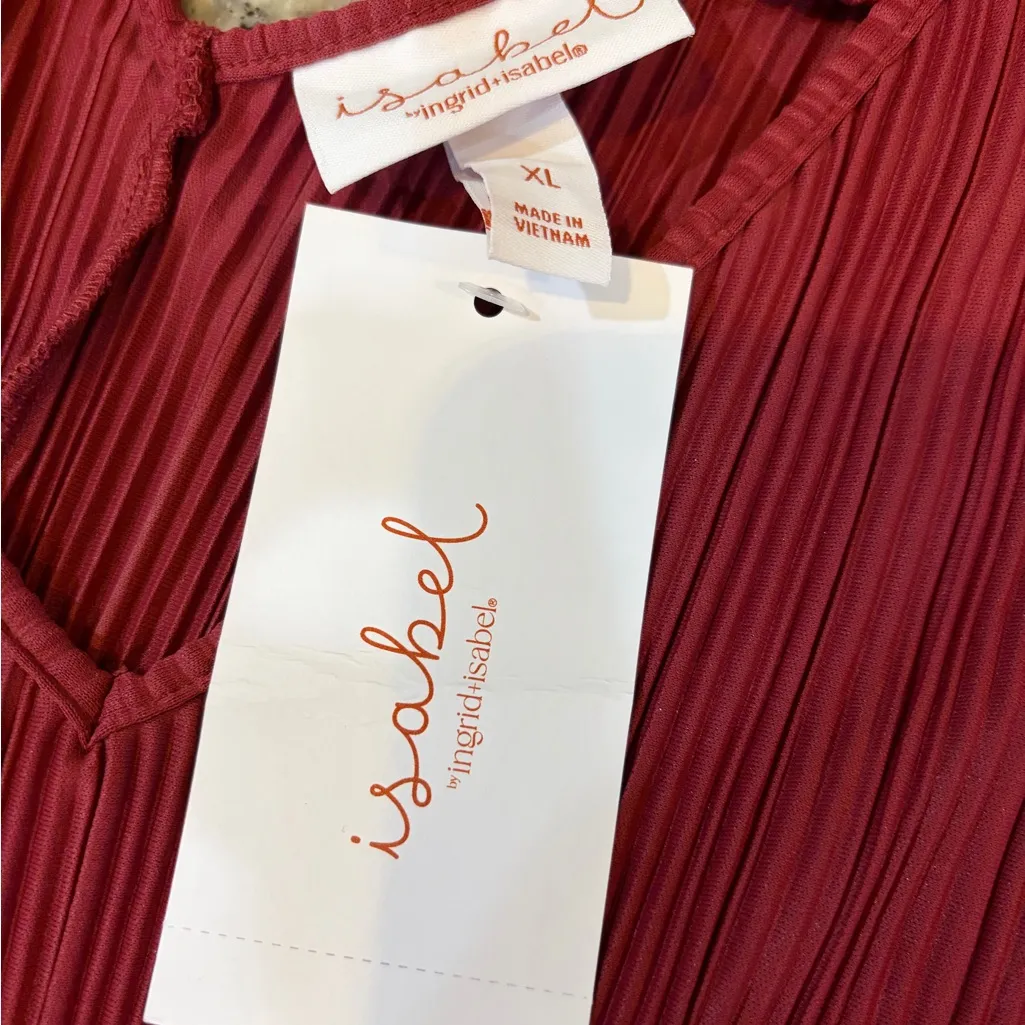 Ingrid & Isabel Pleated Tie - Image 2