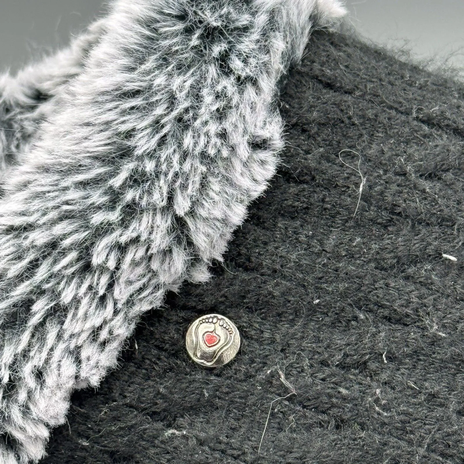 Skechers Bobs Memory Foam Mule Ice Angel Shoes Slippers 8.5 Womens Black Gray - Image 5