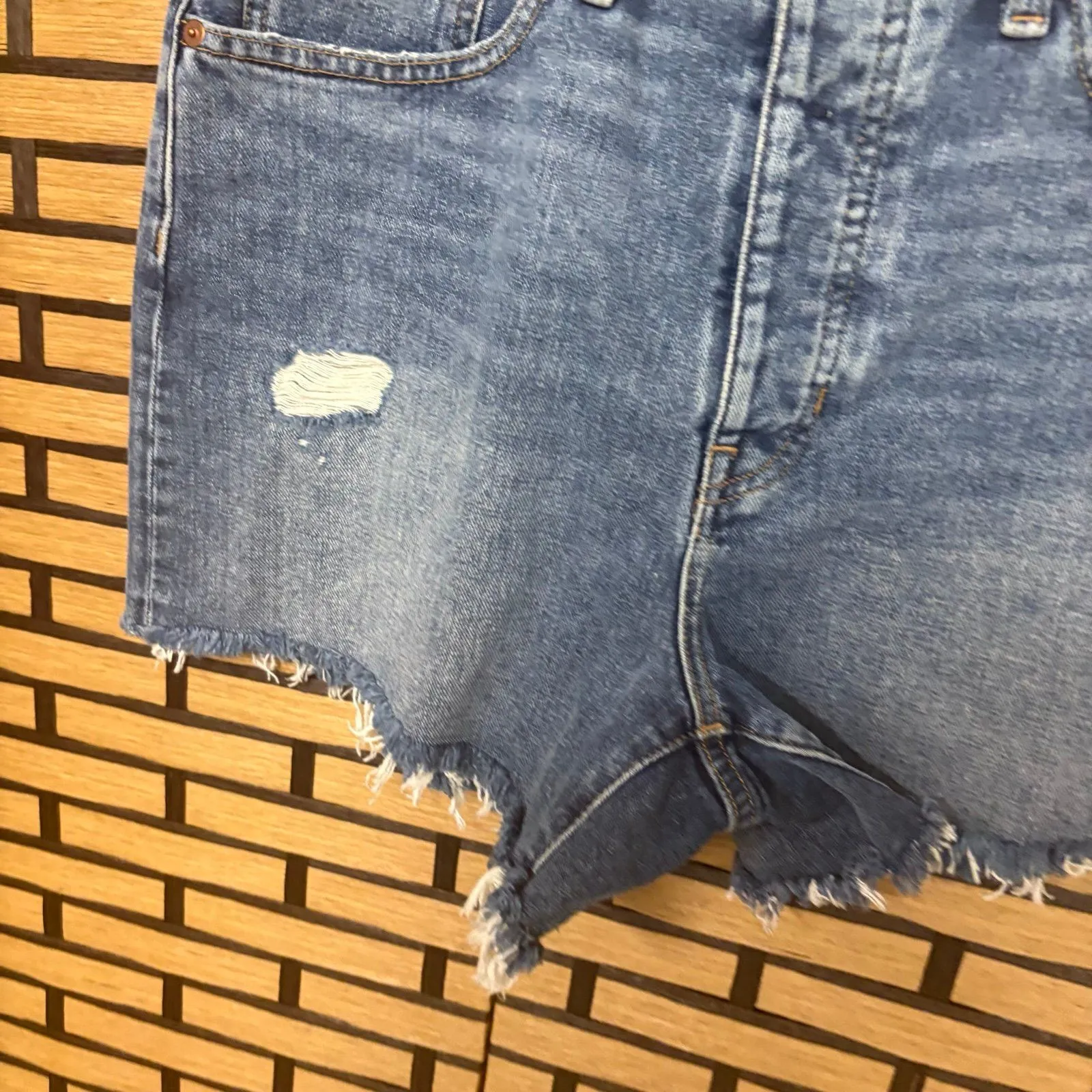 Madewell The Dad Jean Shorts‎ Size 28 - Image 3