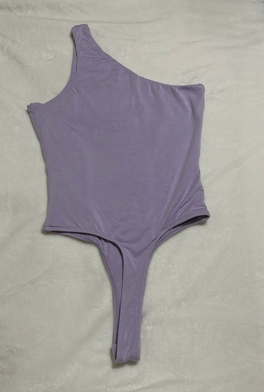 Devonne One Shoulder Lavender Body Suit - Image 2