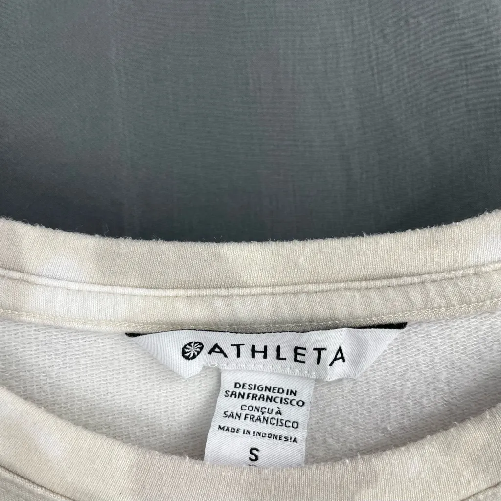 ATHLETA Balance Pullover Tie Dye Comfy Casual Neutral Pullover Sweatshirt Top - Image 7