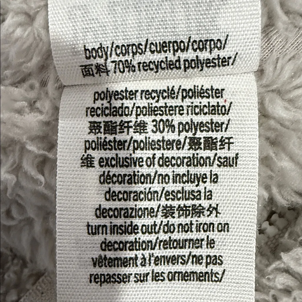 PINK Victoria's Secret Soft Cream/Gray Oversized Jacket - Image 7