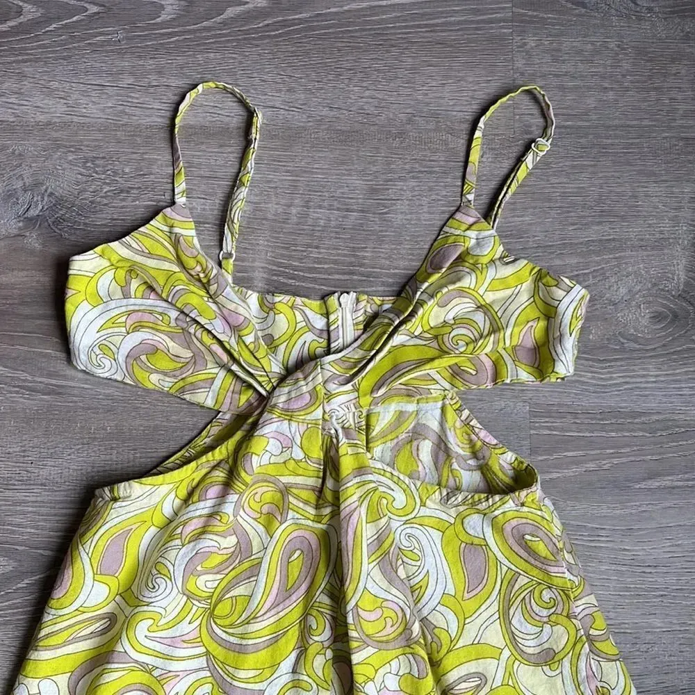 ASOS '60s Swirl Cutout Mini Sundress - Image 3