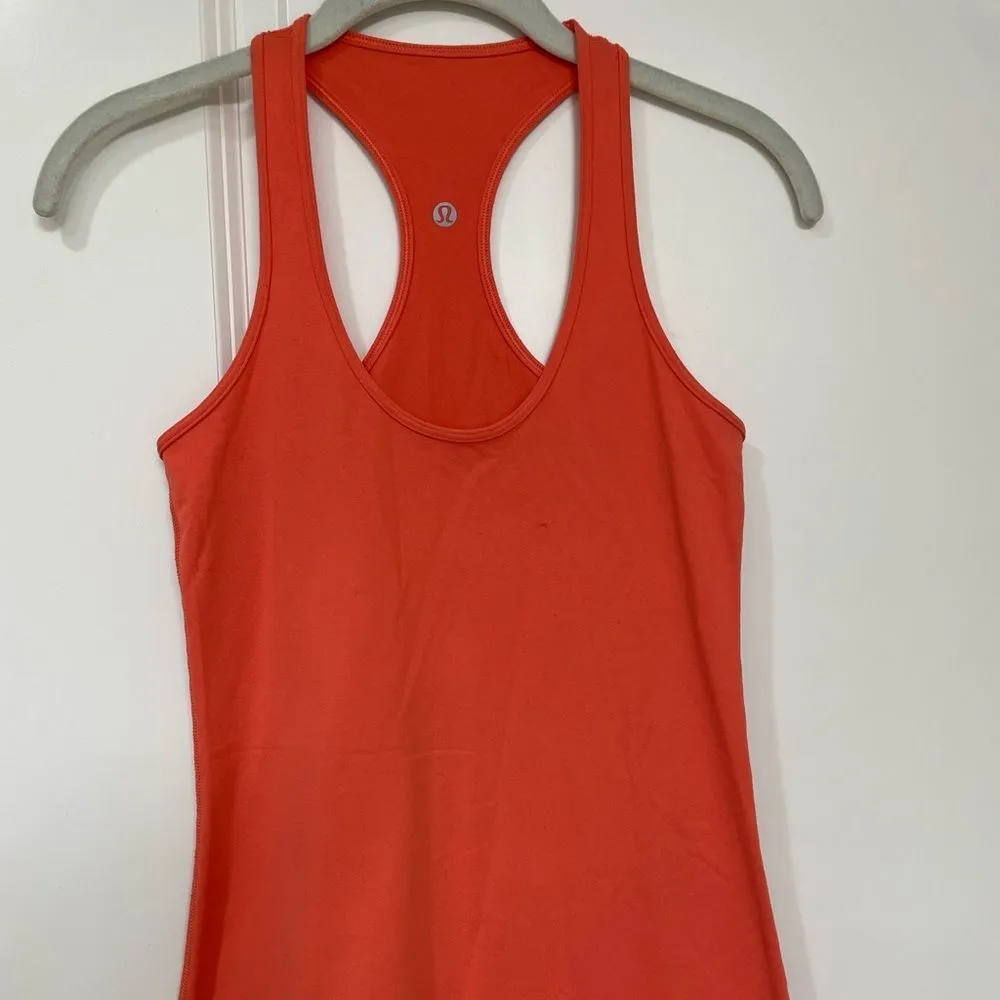 Lululemon Orange Tank Top size 4 - Image 2