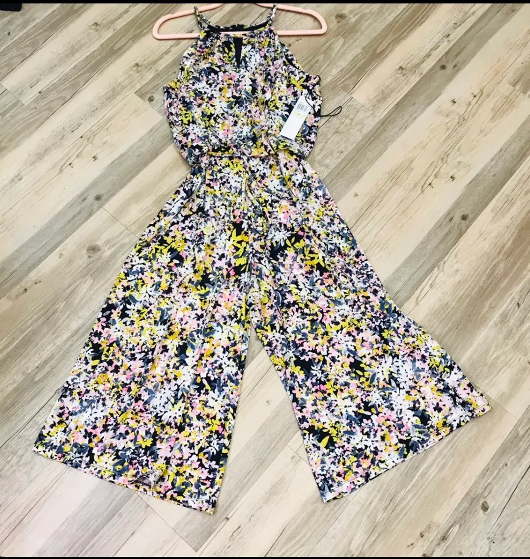 NWT  Blossom Print Jumpsuit sz 4 - Image 5