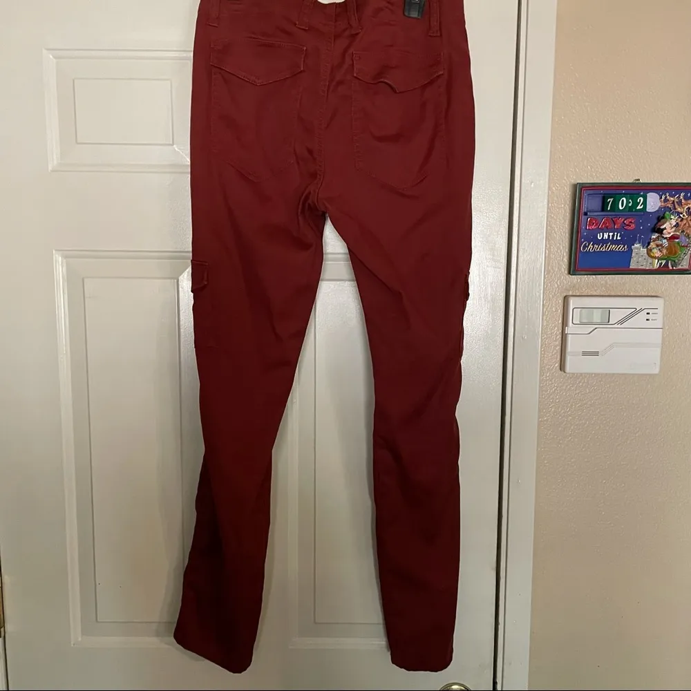 Cabi The Drifter Bloom Rust Colored Cargo Pants - Image 4