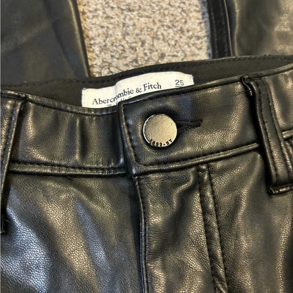 Abercrombie Curve Love Leather Pants - Image 3