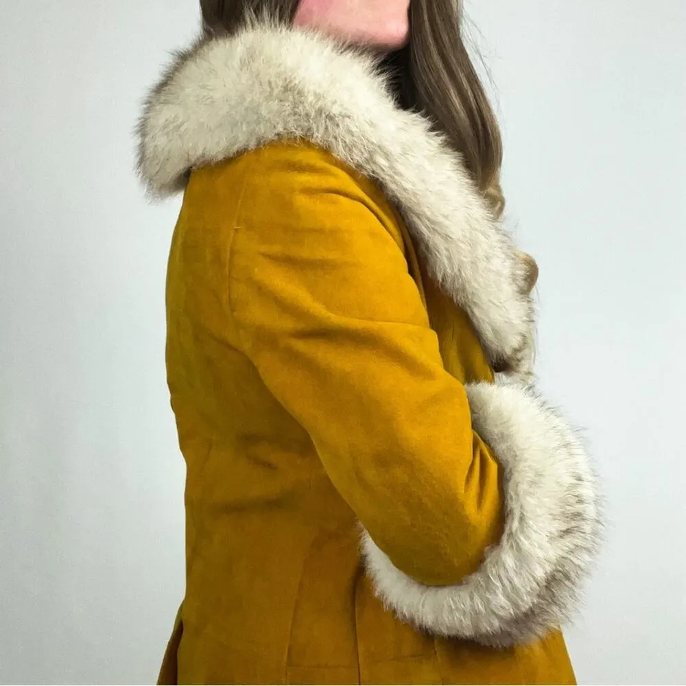 Vintage 60’s Penny Lane Genuine Suede & Fur - Image 3