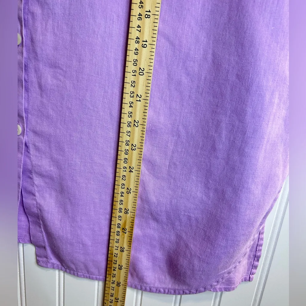 J. Jill Purple Sleeveless Button - Image 5