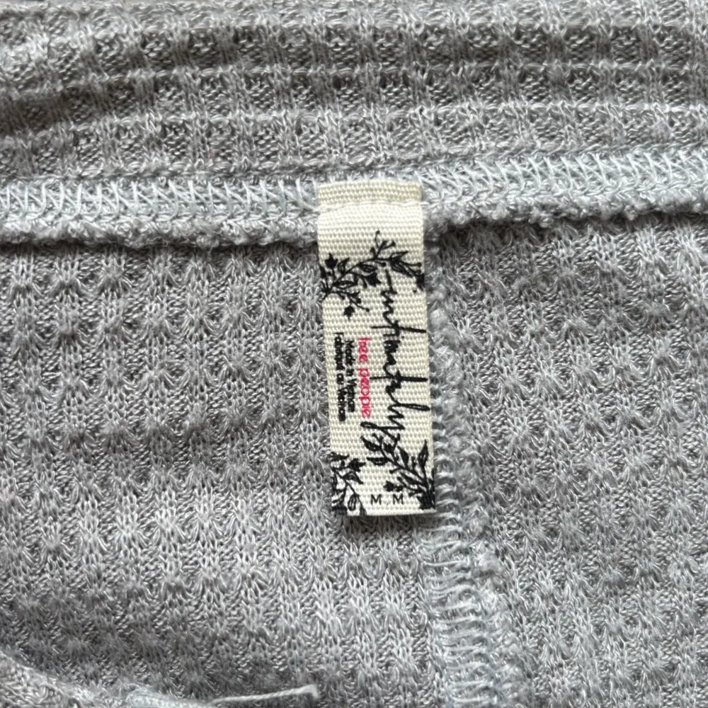 Free People  Intimately On‎ A Cloud Thermal Henley medium layered cottagecore - Image 8