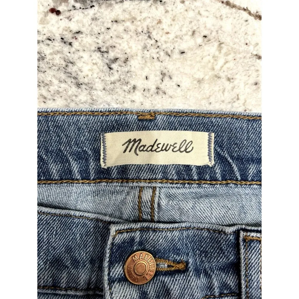Madewell Raw Hem The Perfect Vintage Jean Ainsworth Wash Women's Size 27 - Image 12