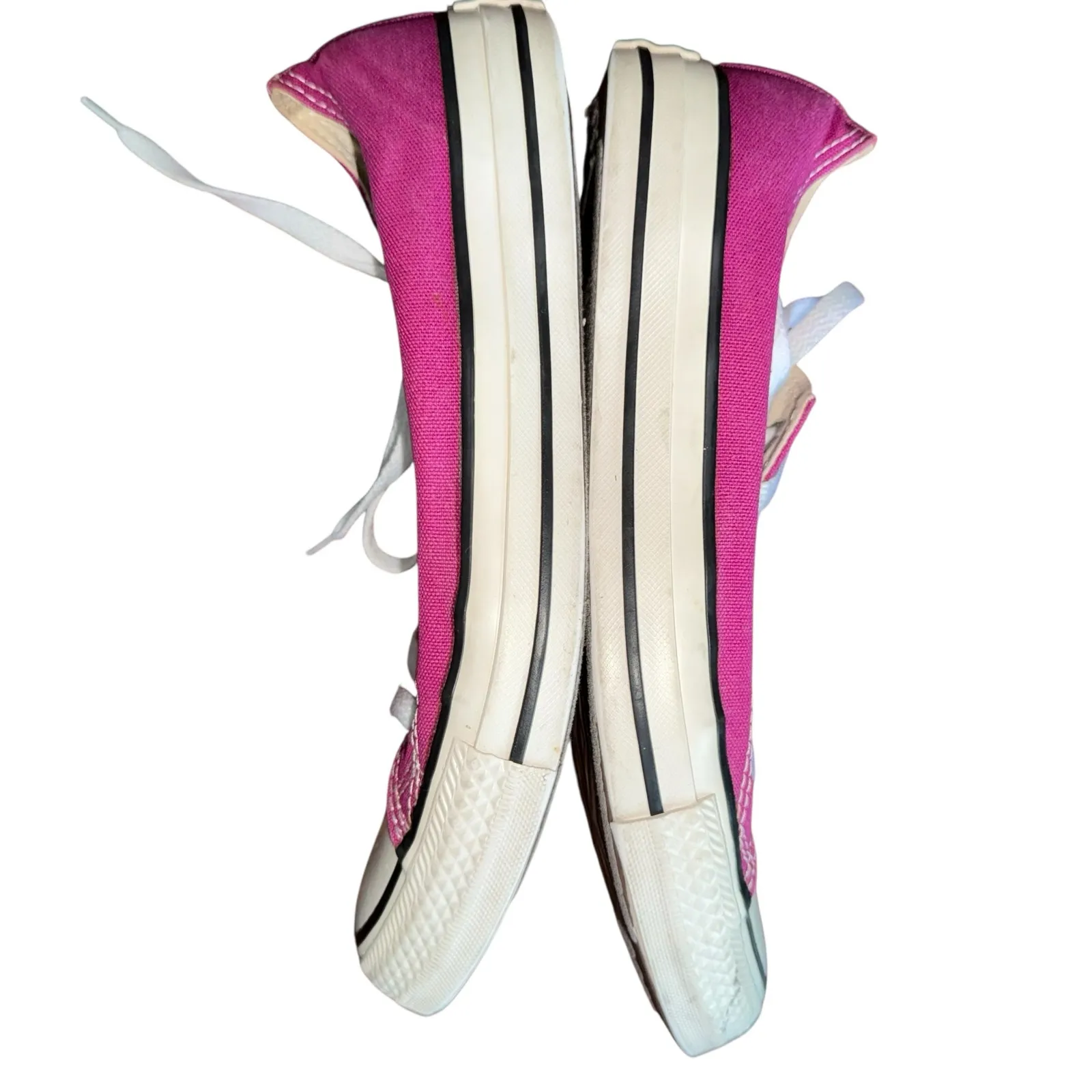 Converse All Star Pink Magenta White Chuck Taylor Paper Low Top Shoes size 7 - Image 4