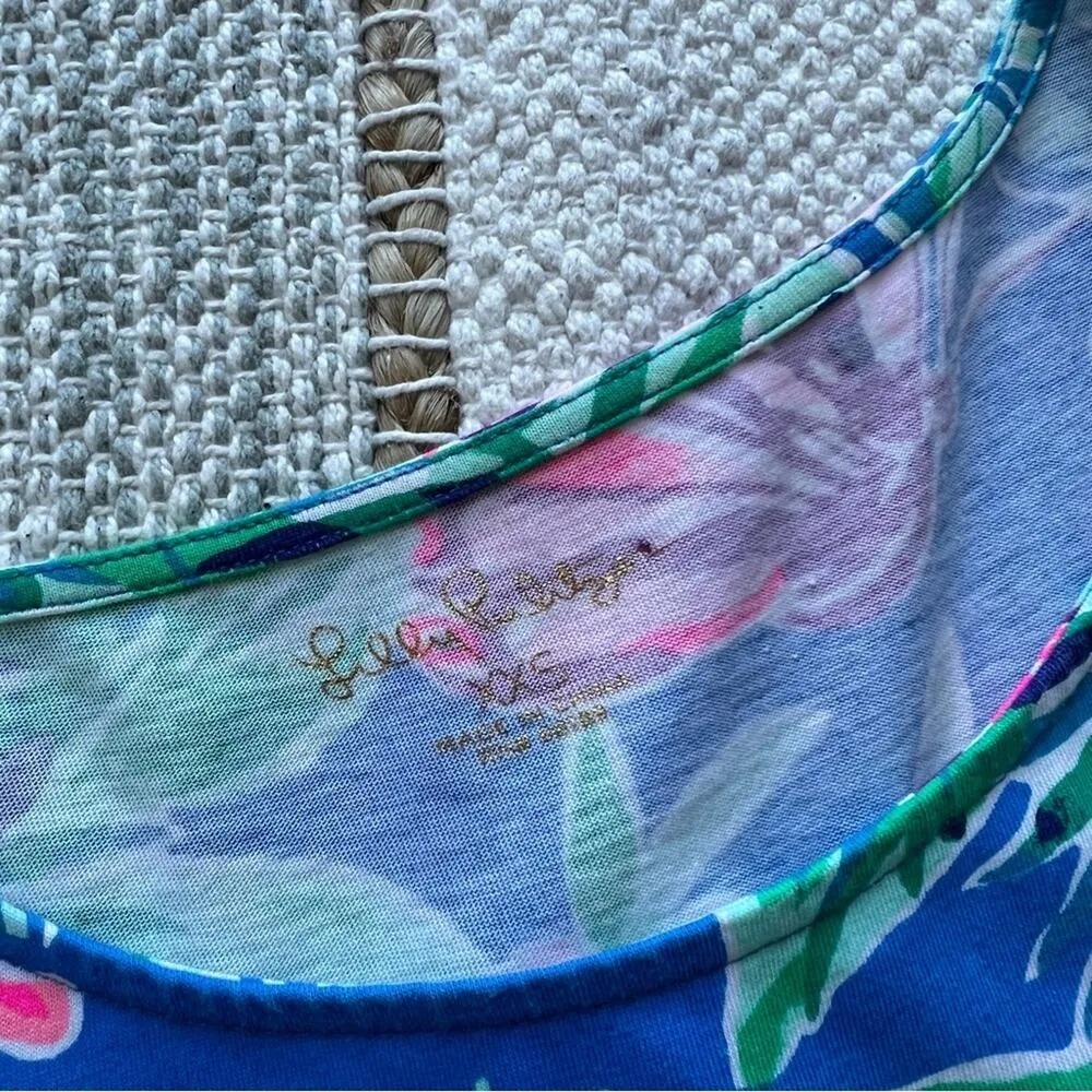 Lilly Pulitzer Jodee Short Ruffle Sleeves Tiered Mini Dress Women’s Size XXS - Image 9