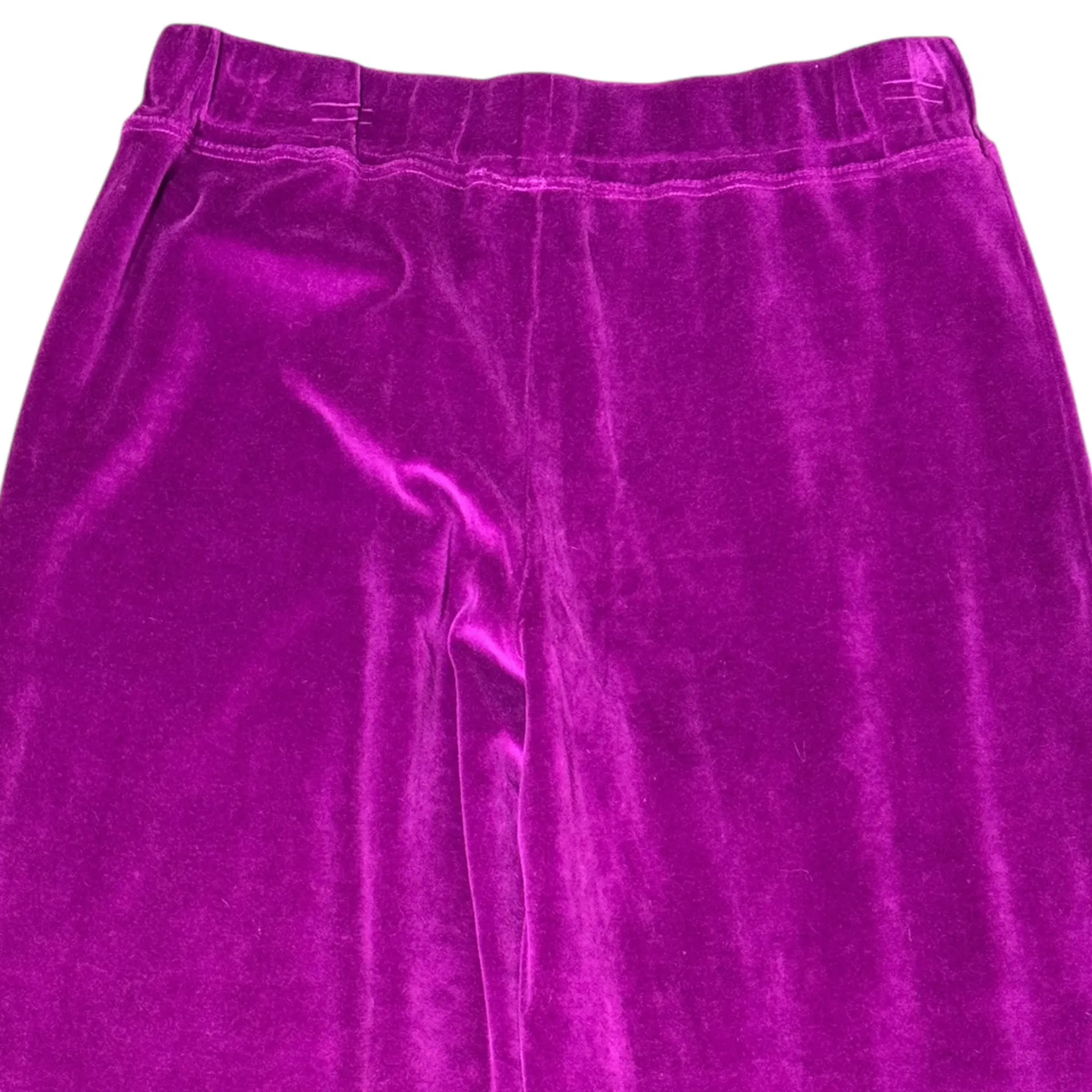 WILT Velour Wide Leg Pull On Pant M Magnolia $163 Retail NWT Purple Size M - Image 11