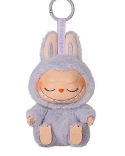 Pop Mart The Monsters Have A Seat Zizi Labubu Plush Blind Box Pendant Keychain Purple - Image 1