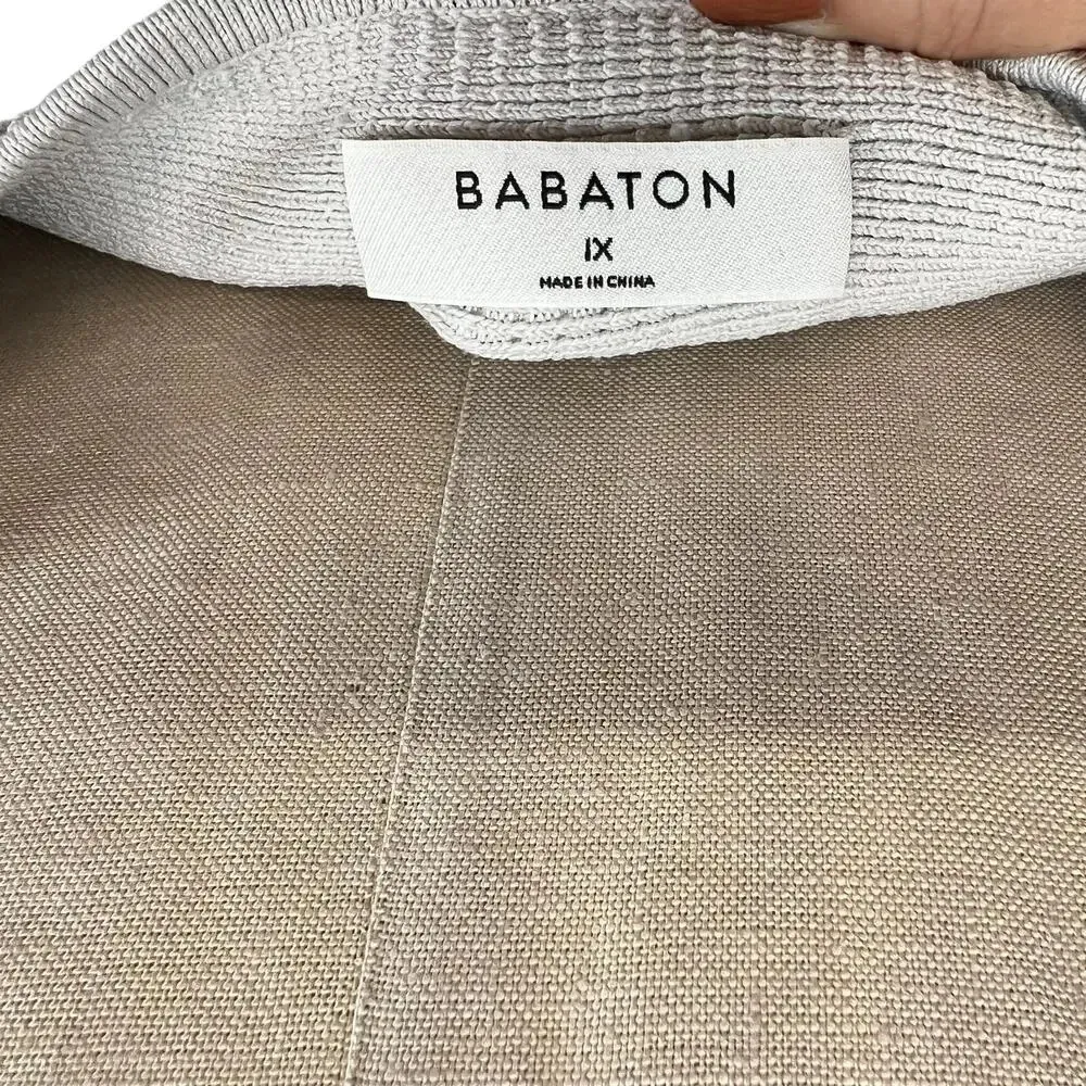 Aritzia Babaton Sculpt Knit Cropped Tank Top Squareneck‎ Gray Plus Size 1X - Image 7