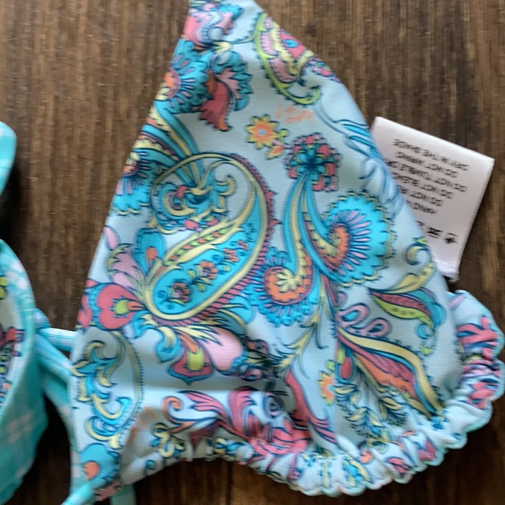 Blair Top Pastel Paisley Mint Checker - Image 3