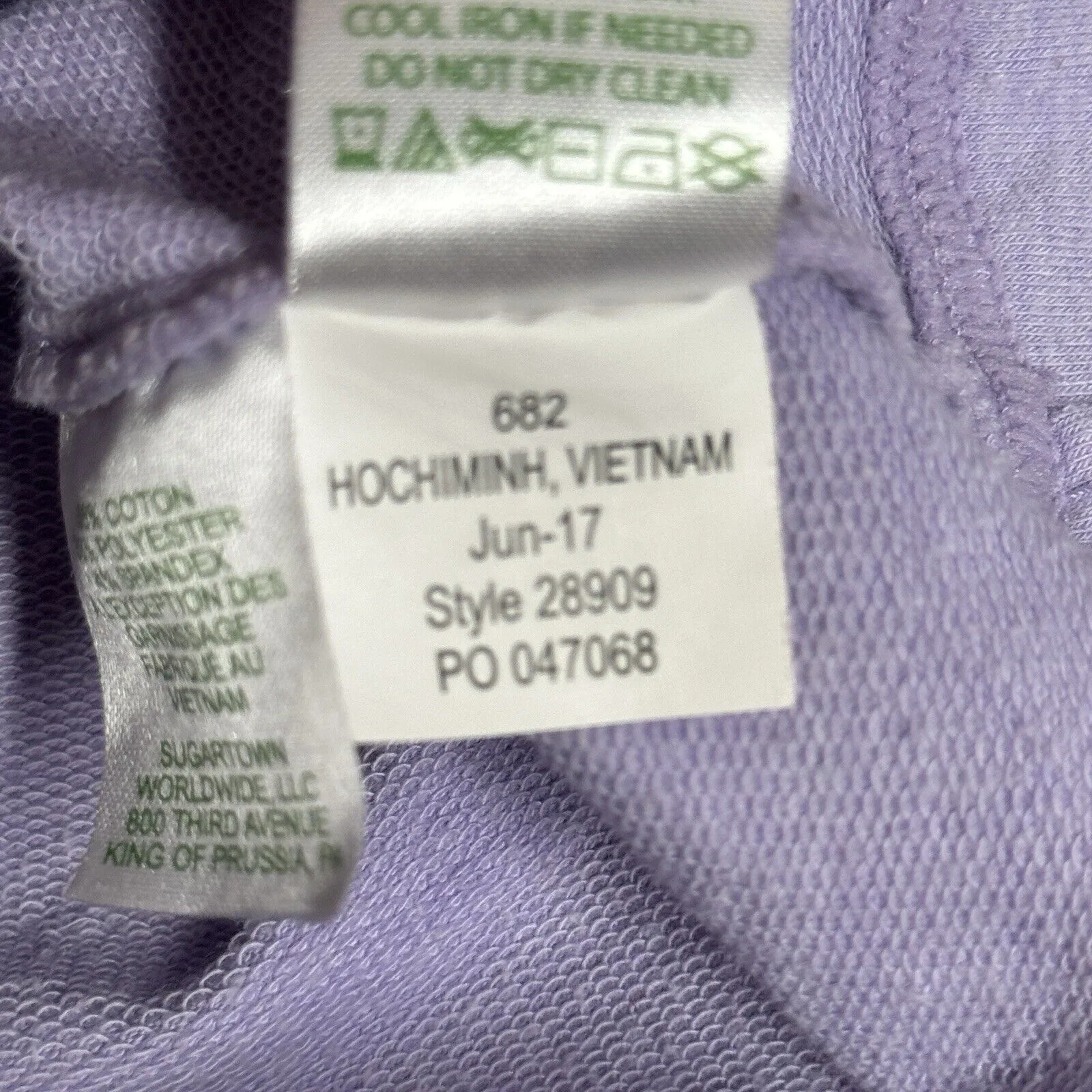 Lilly Pulitzer Womens Small Purple‎ Cream 1/2 Zip Crochet Casual Preppy Casual - Image 9