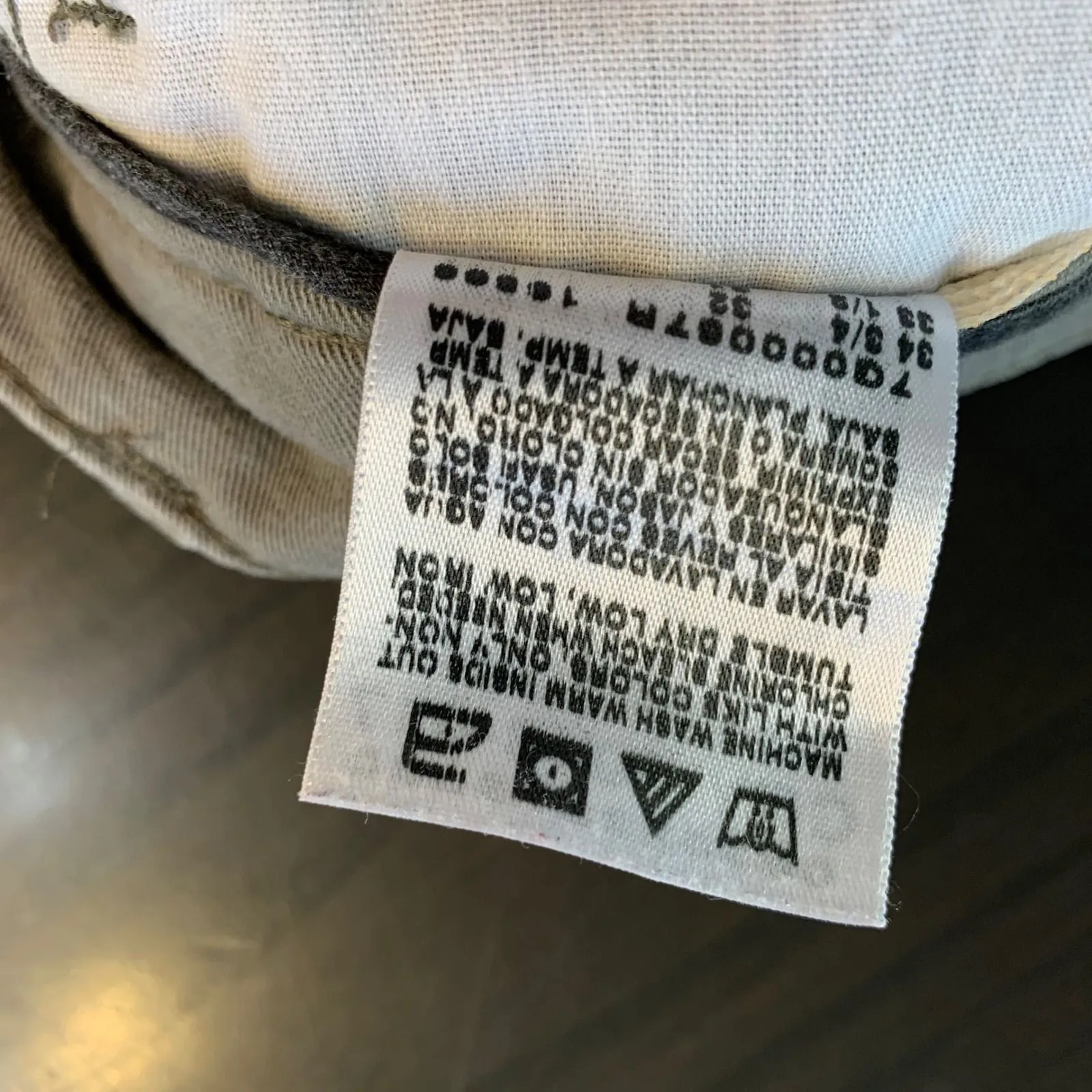 Lee At The Waist Women Gray Wide Leg Casual Pants Sz 14 Medium Basic Minimalist - Image 5