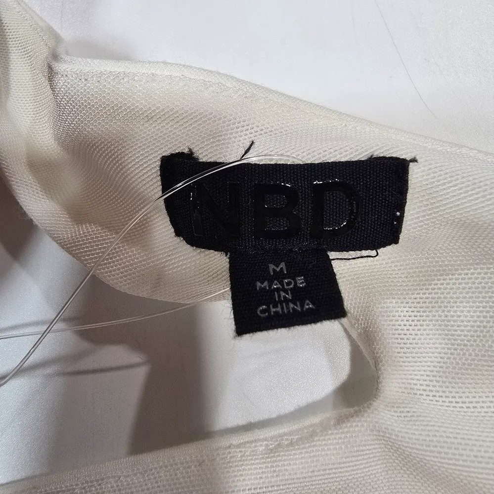 NBD Kara Midi Dress in White - Image 8