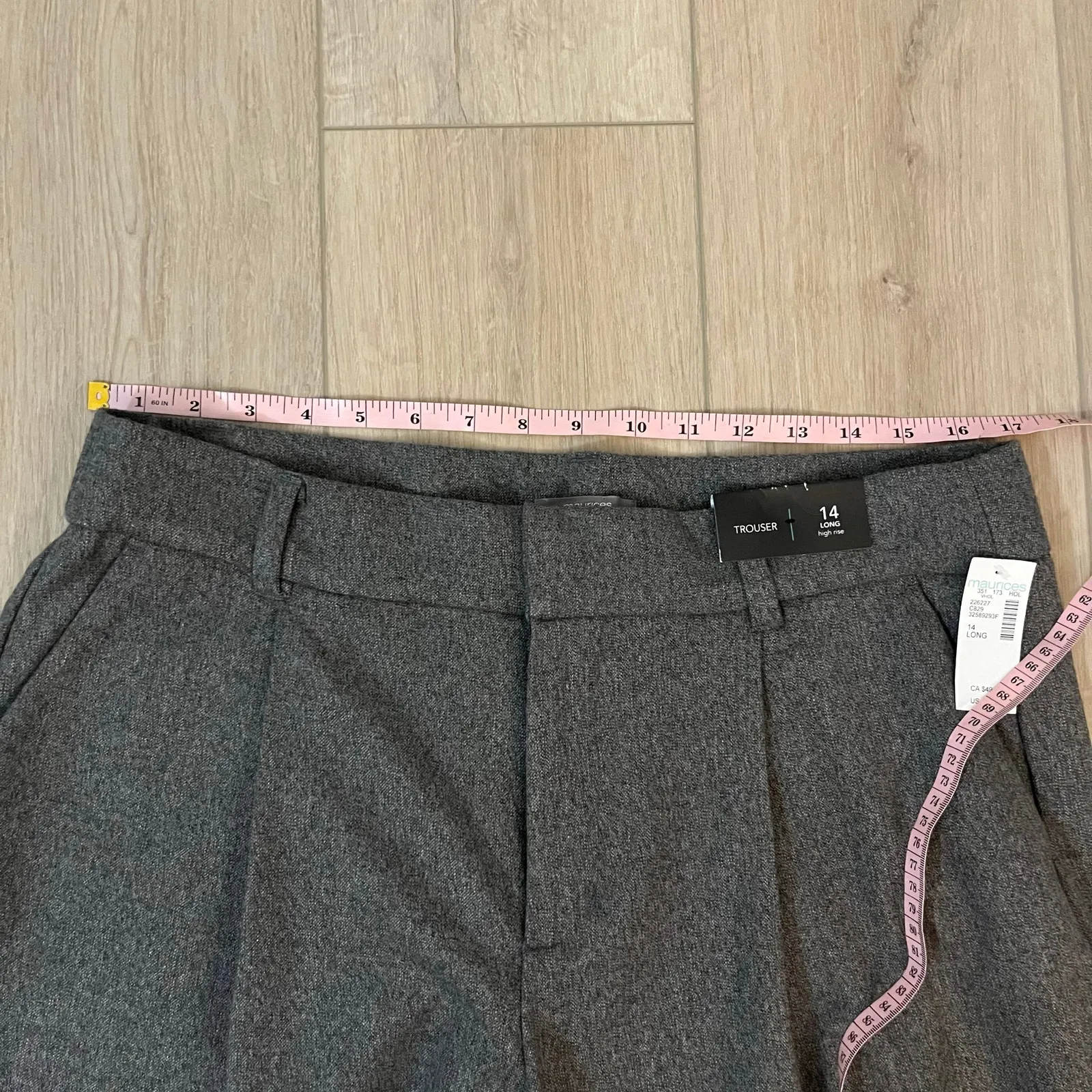 Maurice’s Women’s Gray Idealist High Rise Brushed Wide Leg Pant Sz 14L - Image 7