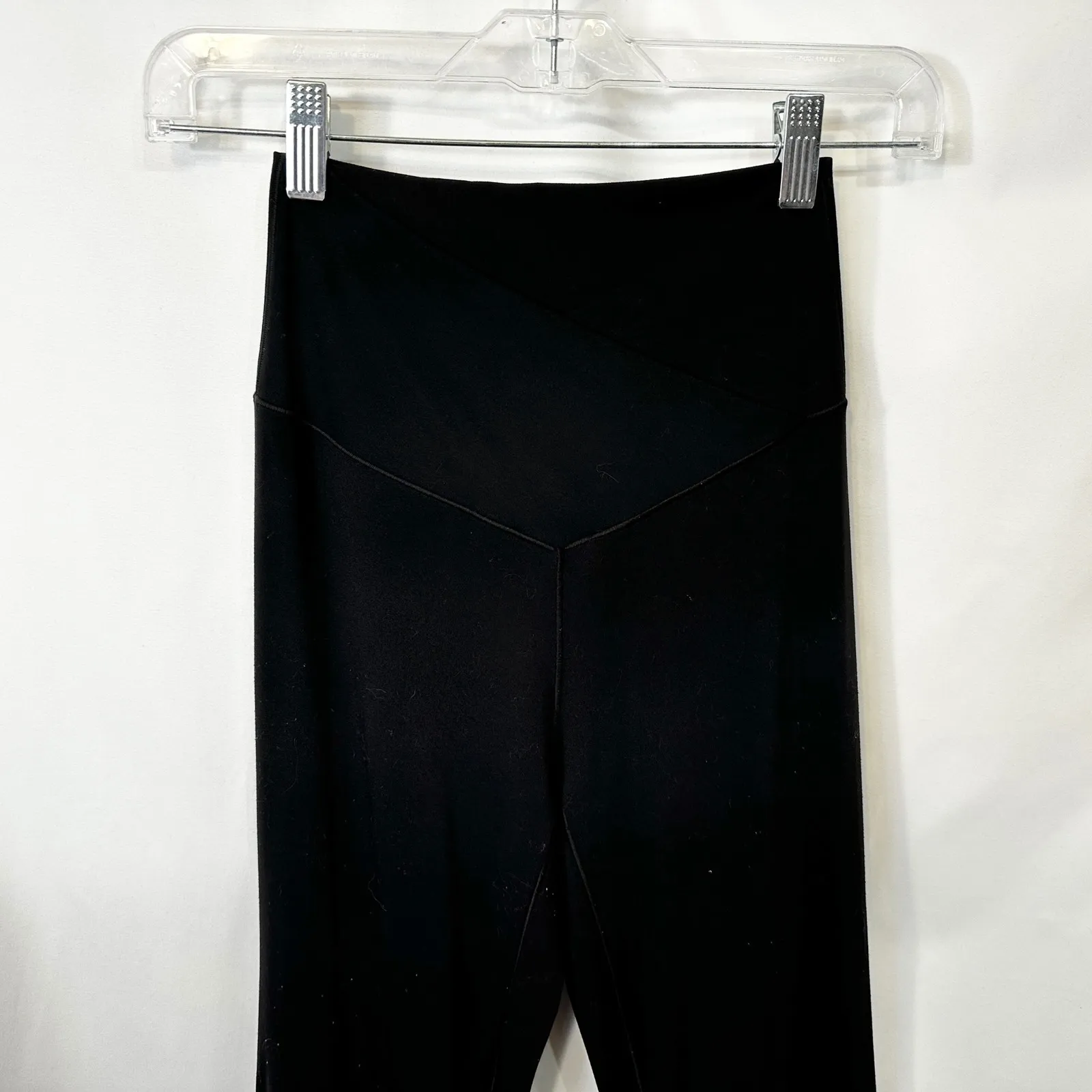 Aerie Offline Medium Pants Black Super Flare Leggings Bell Bottom Solid 977 - Image 4