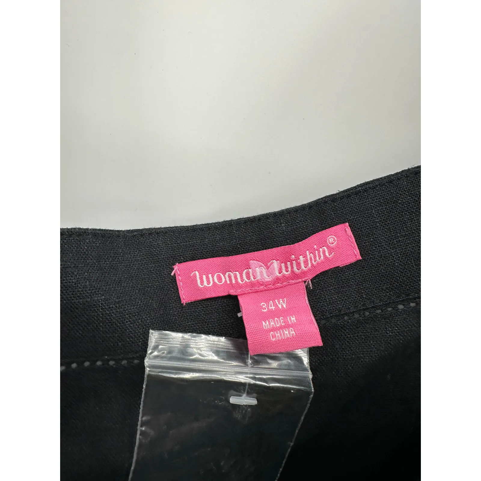 Woman Within Minimal Linen Midi Overall Dress Women Sz 5X Coastal Resort Chic - Image 5