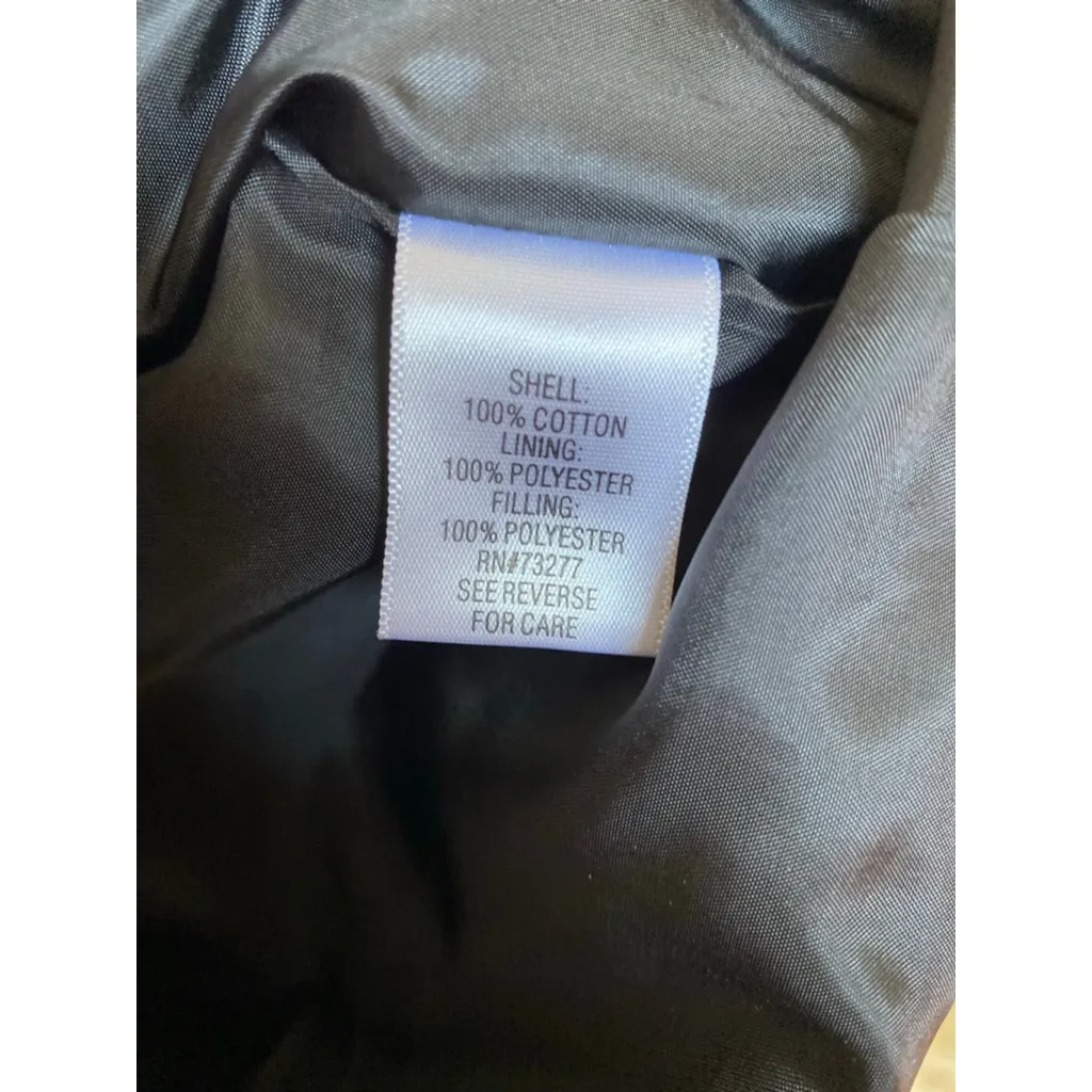 Croft & Barrow Vest Black Red White Plaid Quilted Zip XL Preppy Americana Winter - Image 7