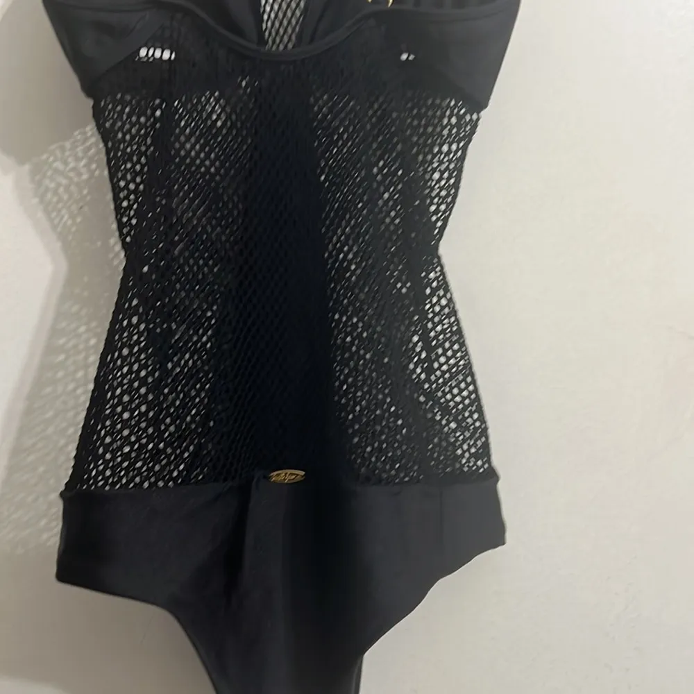 Very Sexy NEW - LULI FAMA MIAMI Crochet small 
One Piece Swimwear fishnet - Image 9