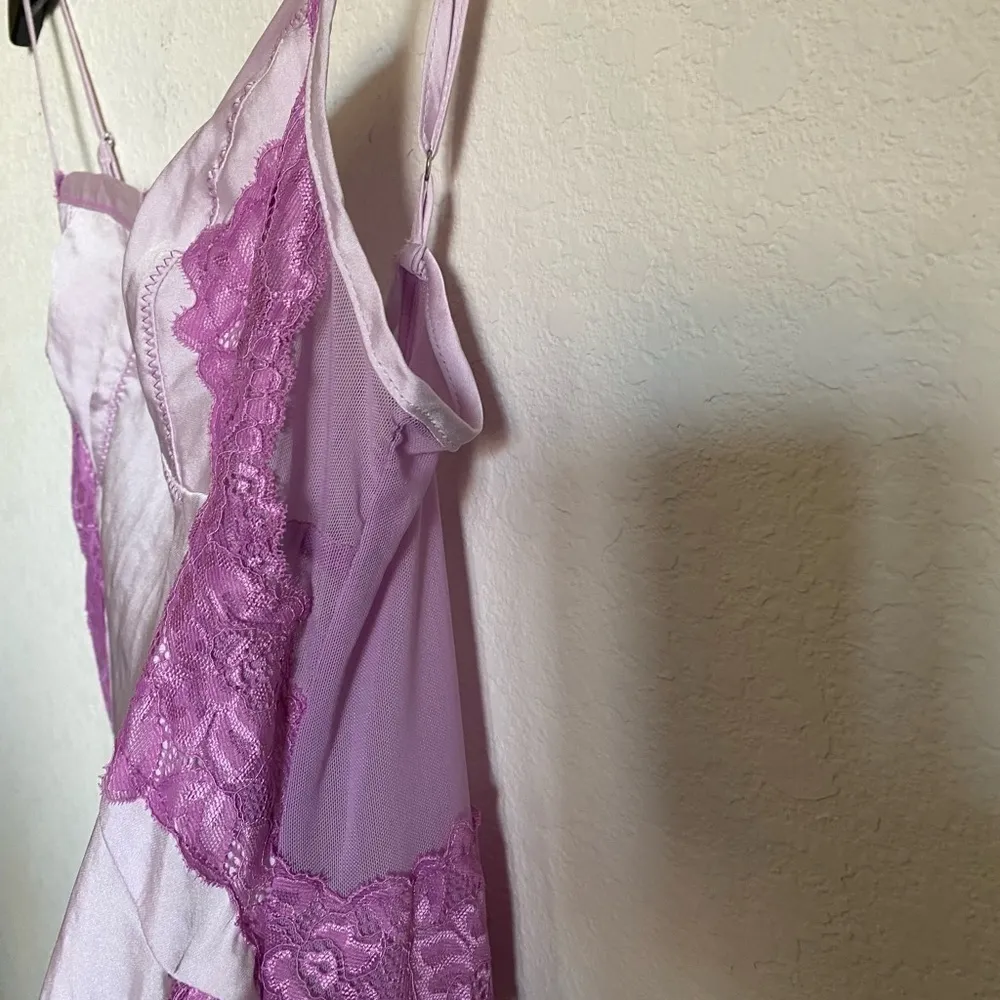 Free People Intimately Neon Nights Feminine Lace Coquette Fairy Slip Dress XS - Image 9