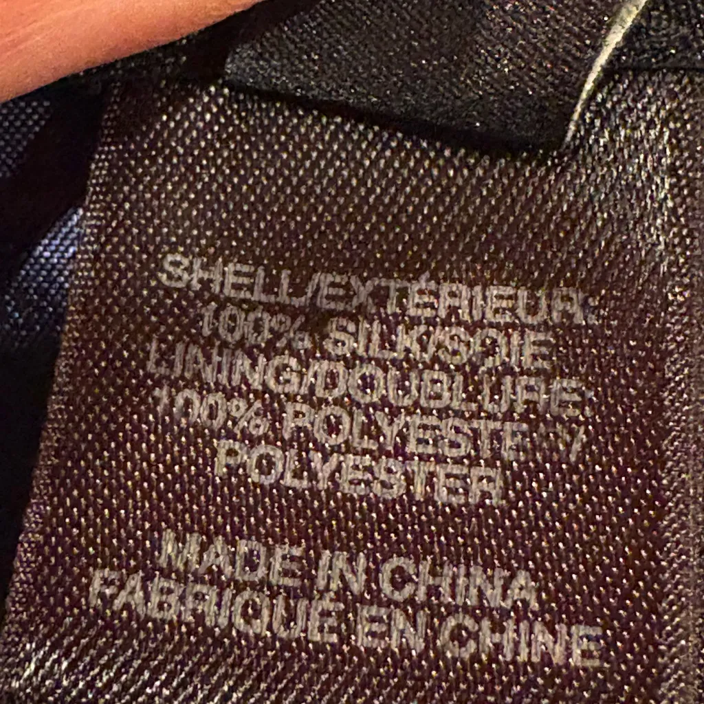 Marc by Marc Jacobs silk navy button-down dress women’s size 8 - Image 9