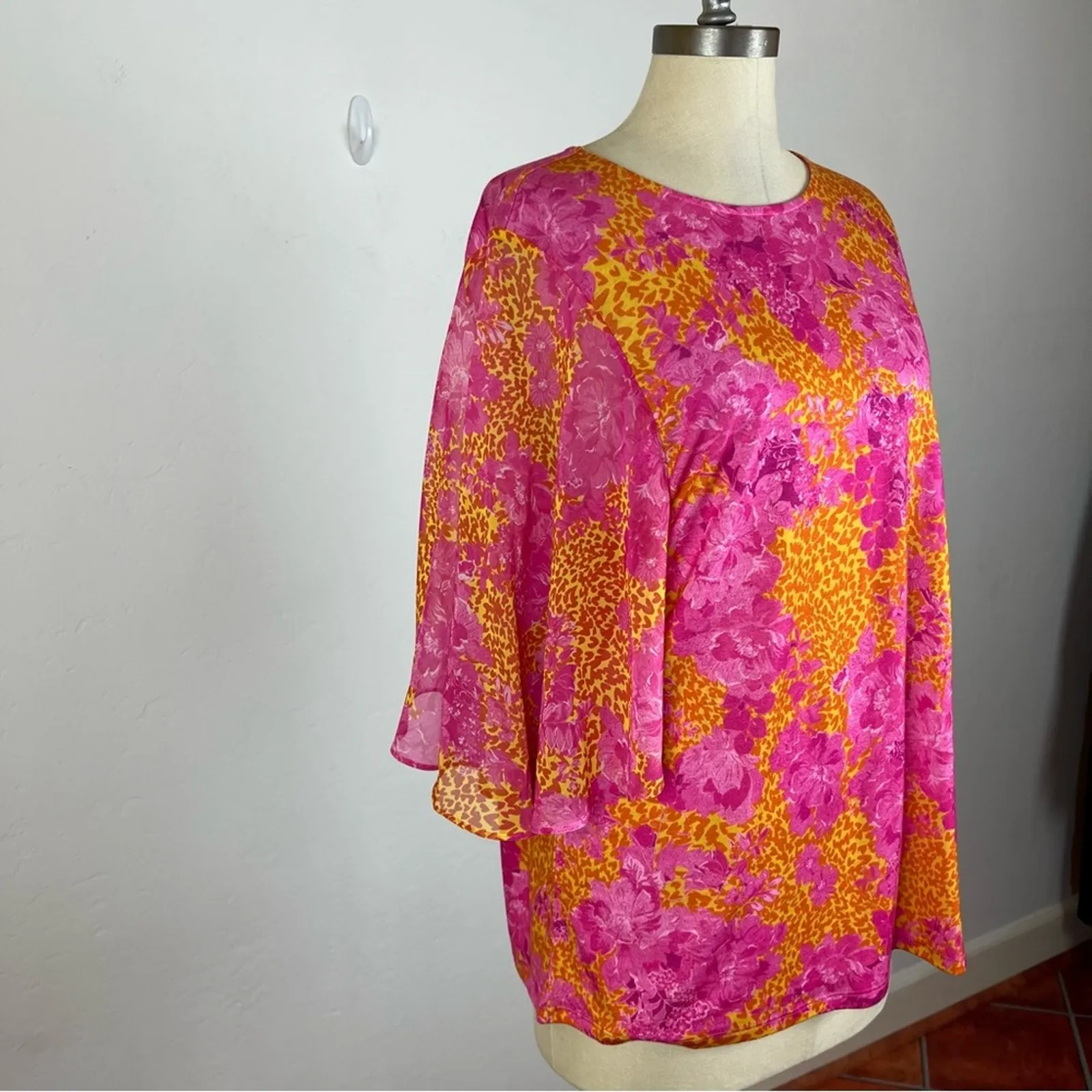 Ted Baker London Metropolis Flutter Sleeve Top - Image 3