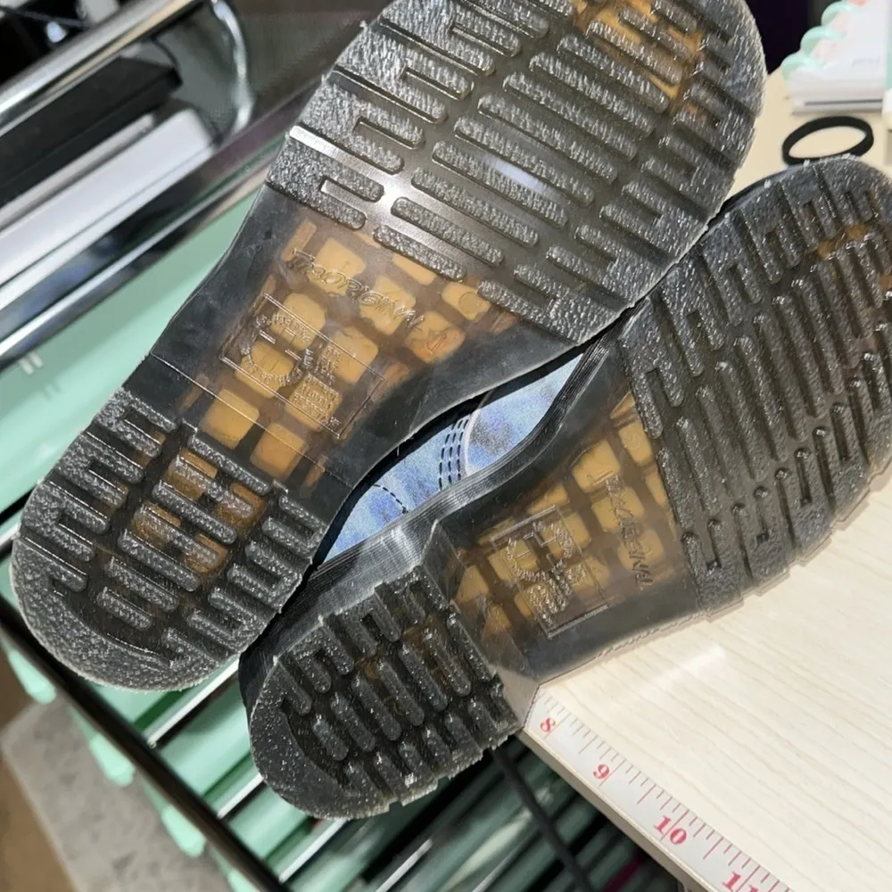 Dr‎ Martens boots 1460 Pascal Tie Dye Blue Pattern Boot size 6 moto boho - Image 5