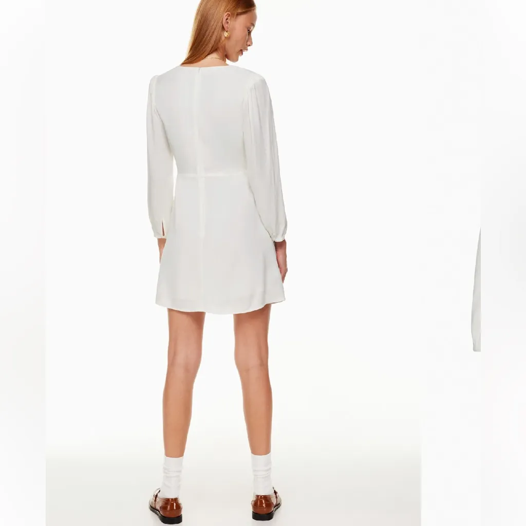 Aritzia Sunday Best Grayson Dress in Light Birch NWT White Size 0 - Image 4