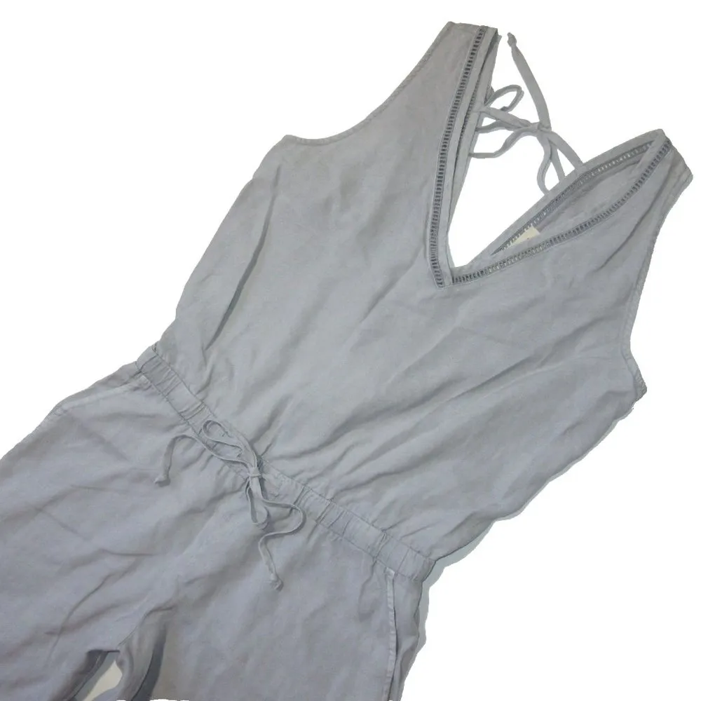 NWoT Anthropologie Cloth & Stone Juliana Jumper in Gray Cropped Jumpsuit S - Image 3